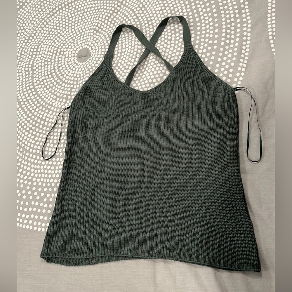Pink Republic Green Knitted Sweater Tank